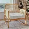Rattan Lounge Chair - Design Chair - Boho Bali - Qawa image 7