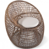 Buy Rattan Armchair with Cushion, Boho Bali Style - Opi White 60302 at Privatefloor
