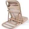 Buy Beach Chair in Rattan, Boho Bali Style - Chenai Natural 60307 home delivery