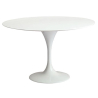 Buy Round Fiberglass Tulipan Table - 110cm White 29845 - prices