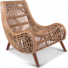 Buy Armchair in Rattan, Boho Bali Style - Iuyla Natural 60317 - prices
