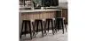 Bar Stool - Industrial Design - Matte Steel - 60cm - New edition - Stylix image 7
