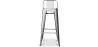Bar Stool with Backrest - Industrial Design - 76cm - New Edition - Stylix image 7