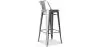 Bar Stool with Backrest - Industrial Design - 76cm - New Edition - Stylix image 7
