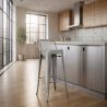 Bar Stool with Backrest - Industrial Design - 76cm - New Edition - Stylix image 7
