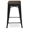 Buy Stylix Stool wooden - Metal - 60cm - New Edition Yellow 60327 - prices