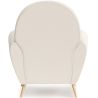 Armchair with Armrests - Upholstered in Boucle Fabric - Belise image 7
