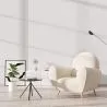 Armchair with Armrests - Upholstered in Boucle Fabric - Belise image 7