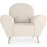 Buy Upholstered boucle ​armchair in white - Belise White 60329 at Privatefloor