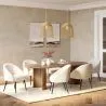  Design Armchair - Upholstered in Boucle Fabric - Wasda image 7
