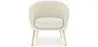 Armchair with Armrests - Upholstered in Boucle Fabric - Pimba image 7