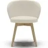 Bouclé Fabric Upholstered Armchair - Lounge Chair - Yuna image 7
