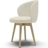 Bouclé Fabric Upholstered Armchair - Lounge Chair - Yuna image 7