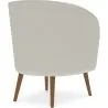 Armchair with Armrests - Upholstered in Boucle Fabric - Wesna image 7
