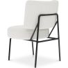 Buy White boucle upholstered dining chair - Jerna White 60337 in the Europe