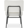 Buy White boucle upholstered dining chair - Jerna White 60337 home delivery