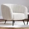 Armchair with Armrests - Upholstered in Boucle Fabric - Nuba image 7