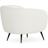 Buy Armchair with Armrests - Upholstered in Boucle Fabric - Nuba White 60338 at Privatefloor