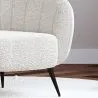 Armchair with Armrests - Upholstered in Boucle Fabric - Nuba image 7