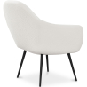 Buy Armchair with Armrests - Upholstered in Boucle Fabric - Eila White 60339 in the Europe