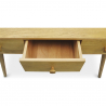 Buy Desk in Cannage Design, Mango and Oak - Oka Natural wood 60348 home delivery