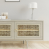 Buy Media unit in vintage style with rattan - Opa Natural wood 60351 in the Europe