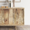 Buy Wooden Sideboard - Vintage Design - Woman Drawing - Lucil Natural wood 60355 in the Europe
