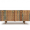 Buy Wide Sideboard in Modern Design, Siris Wood - Uya Natural wood 60357 - in the EU