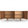 Buy Wide Sideboard in Modern Design, Siris Wood - Uya Natural wood 60357 at Privatefloor