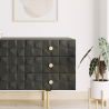 Buy Sideboard in vintage style - Huisu Black 60358 at Privatefloor