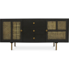 Buy Wooden Sideboard - Vintage Design - Dena Dark grey 60360 - prices