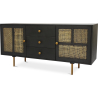 Buy Wooden Sideboard - Vintage Design - Dena Dark grey 60360 at Privatefloor
