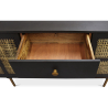 Buy Wooden Sideboard - Vintage Design - Dena Black 60360 Home delivery
