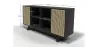 Natural Wood Sideboard - Vintage Design - Black - Edan image 7