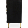 Buy Small Cabinet, Wood and Metal - Vintra Black 60372 home delivery