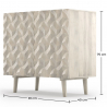 Buy Wooden Sideboard - Boho Bali Design - White - Rena White 60373 - in the EU