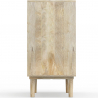 Buy Small Cabinet in Boho Bali Style, Cannage Design, Mango Wood - Ega Natural wood 60374 in the Europe