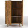 Buy Wooden Sideboard - Vintage Design Cabinet - Buble Natural wood 60382 - prices