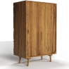 Buy Wooden Sideboard - Vintage Design Cabinet - Buble Natural wood 60382 at Privatefloor