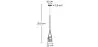Ceiling Lamp - Pendant Lamp - Leather and Glass - Bim image 7