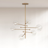 Buy Ball Ceiling Lamp - Design Pendant Lamp - Blun Gold 60393 - in the EU