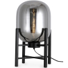 Buy Table lamp in modern design, metal and glass - Grau Amber 60396 - in the EU