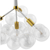 Buy Pendant lamp, globe chandelier in modern design, 12 glass globes - Glaub White 60404 in the Europe