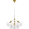 Buy Glass Ball Ceiling Lamp - Design Pendant Lamp - 12 Globes - Glaub White 60404 - prices
