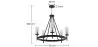 Ceiling Lamp - Pendant Lamp - Chandelier - Loney image 7