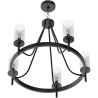 Buy Ceiling Lamp - Pendant Lamp - Chandelier - Loney Black 60406 with a guarantee