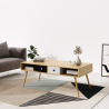Buy Scandinavian style coffee table in wood - Miua Natural wood 60407 with a guarantee