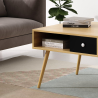 Buy Scandinavian style coffee table in wood - Miua Natural wood 60407 - in the EU