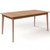Buy Scandinavian style extendable dining table in wood 160/200CM - Blow Natural wood 60413 - in the EU