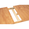 Buy Rectangular Extendable Dining Table - Wood - Blow Natural wood 60413 - prices